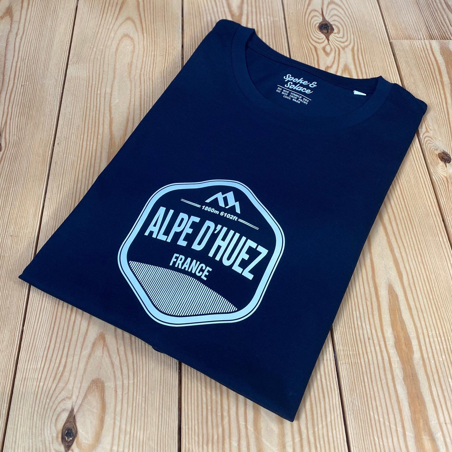 Alpe D' Huez Shield T-Shirt - Spoke & Solace
