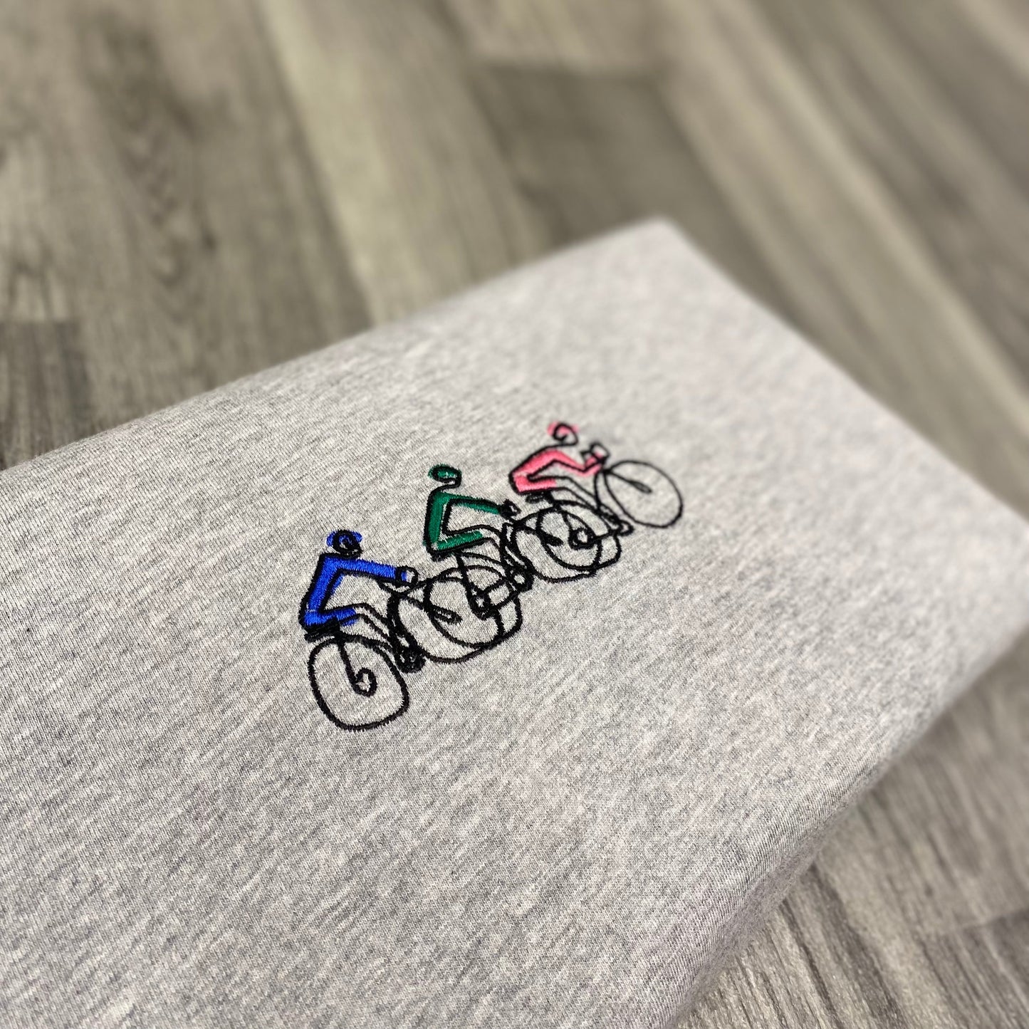 Bike Tour Embroidered Hoodie - Spoke & Solace
