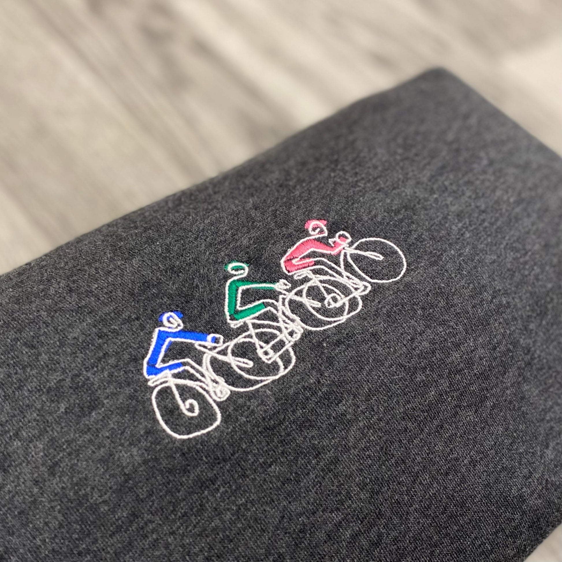 Bike Tour Embroidered Hoodie - Spoke & Solace