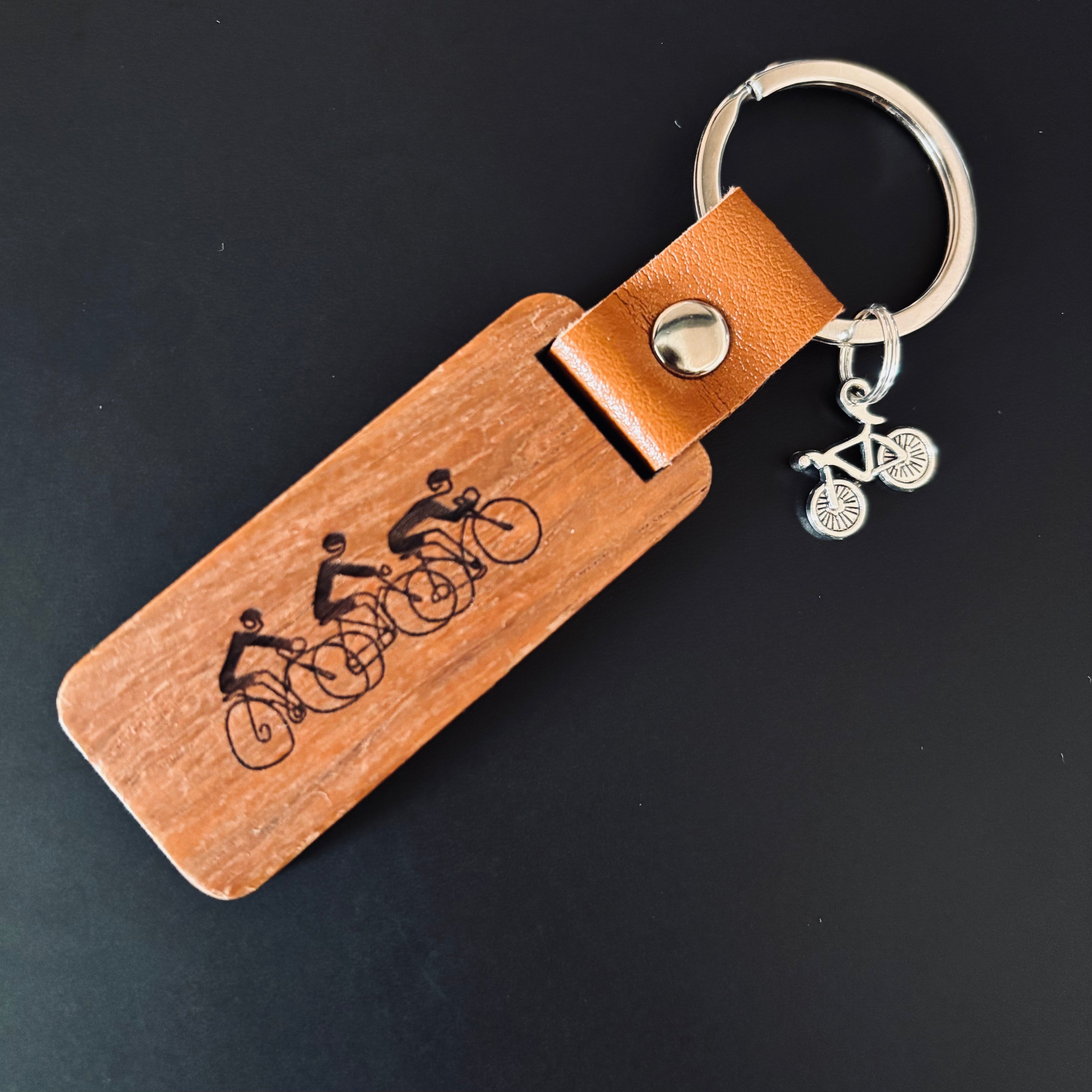 Handmade Keyring - Bike Tour