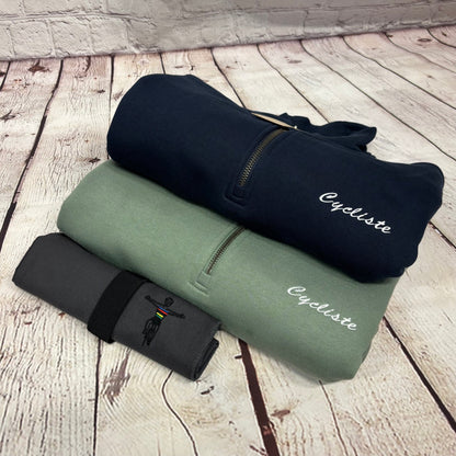 Cycliste - 1/4 Zip Sweatshirt - (unisex)
