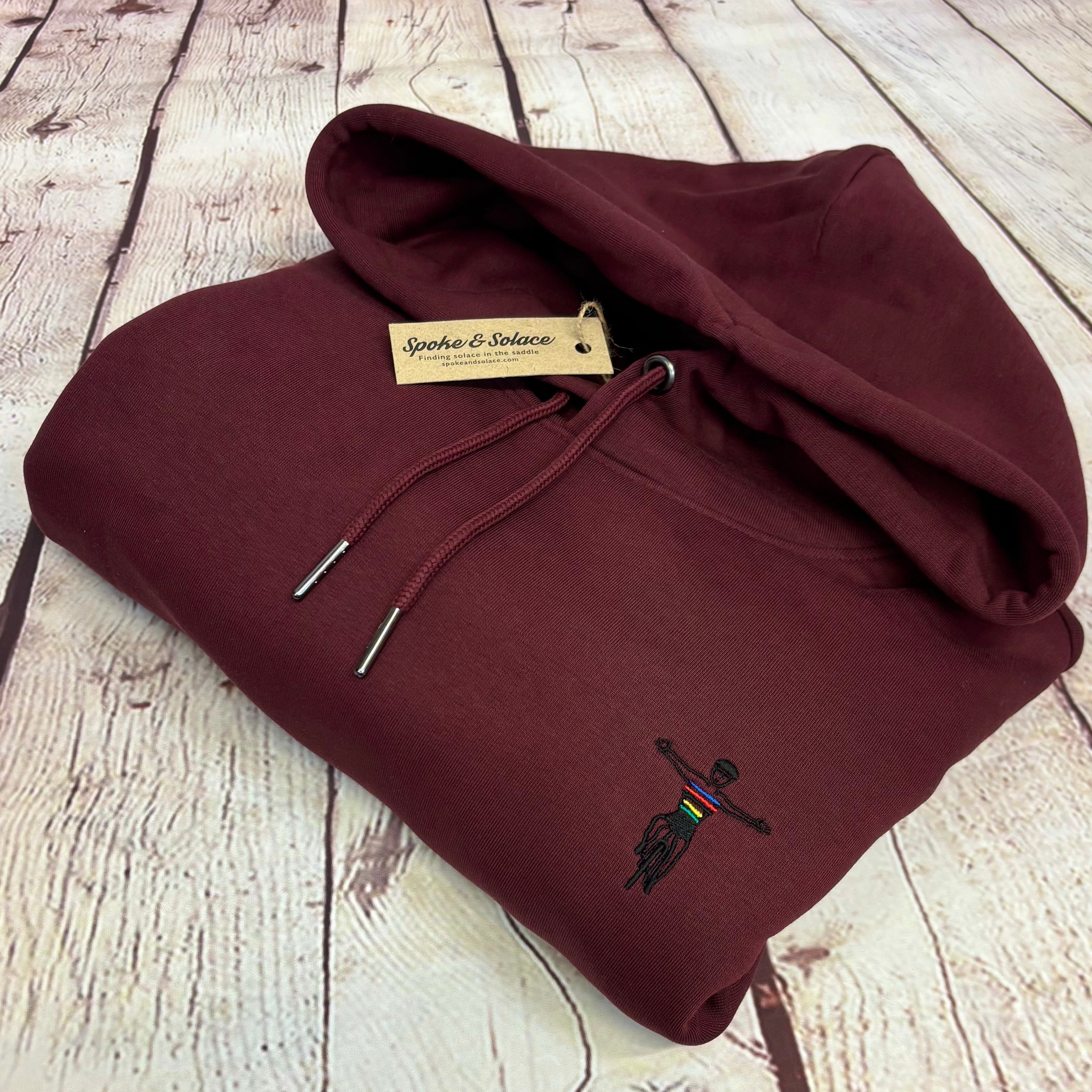 Finish Line Hoodie Left Chest Embroidery