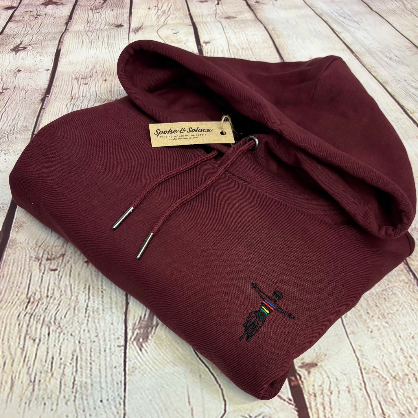 Finish Line Hoodie Left Chest Embroidery