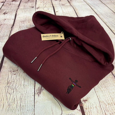 Finish Line Hoodie Left Chest Embroidery