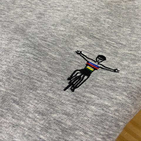 Finish Line Hoodie Left Chest Embroidery