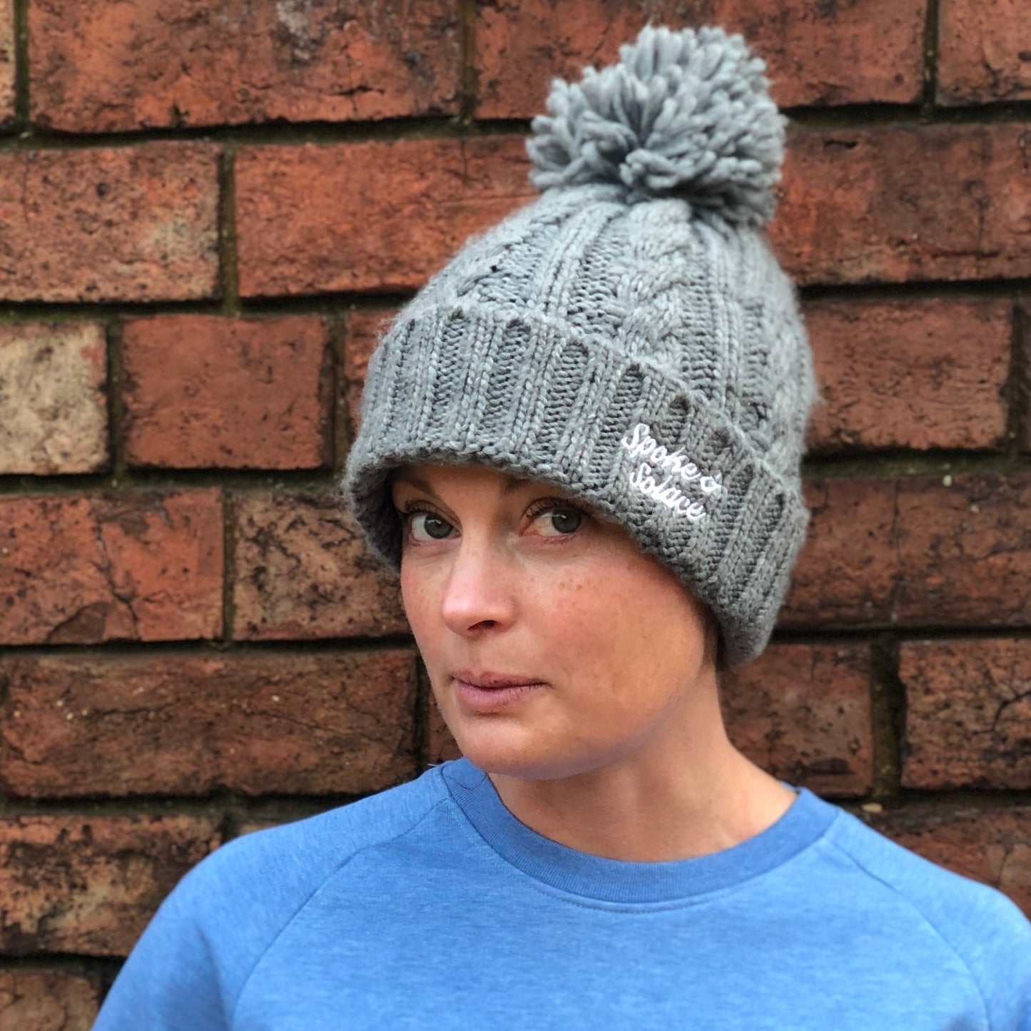 Cable Knit Melange Beanie - Spoke and Solace - Spoke & Solace