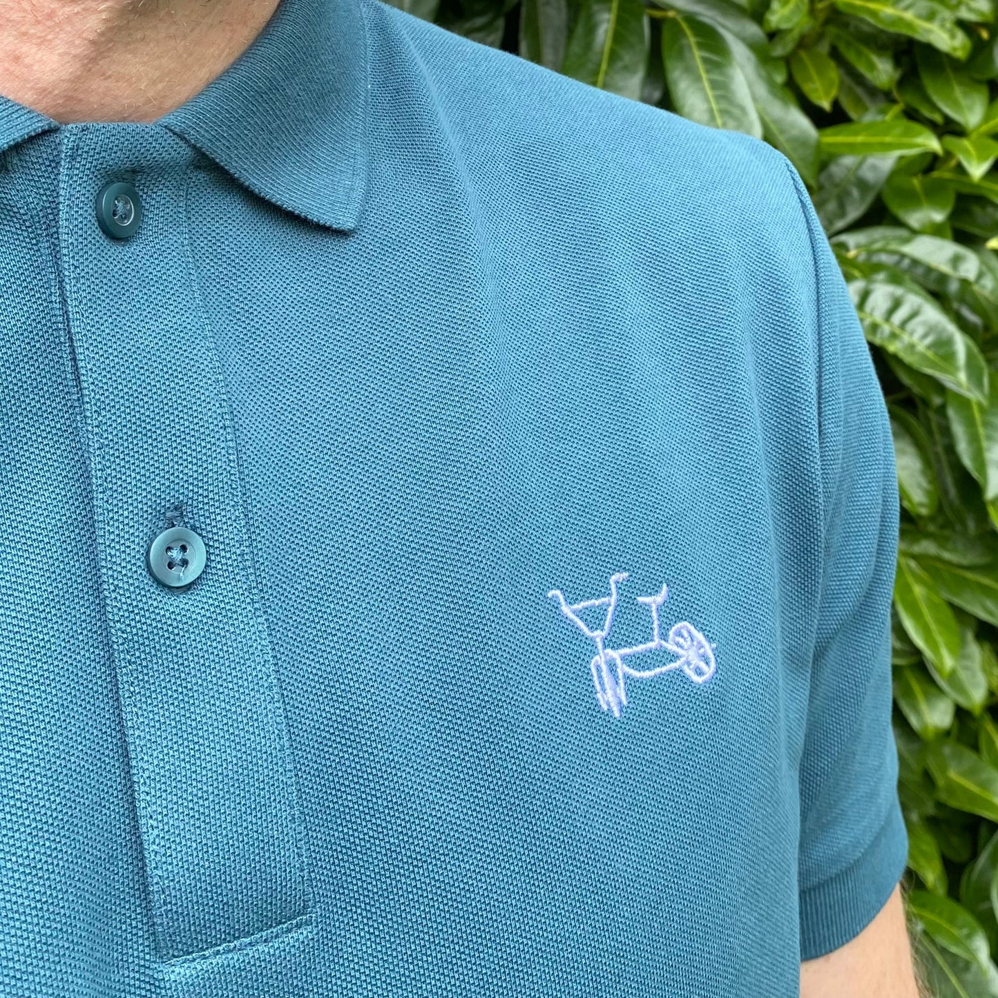 BMX, designed by Maxi (Age 7) Polo Shirt - Spoke & Solace