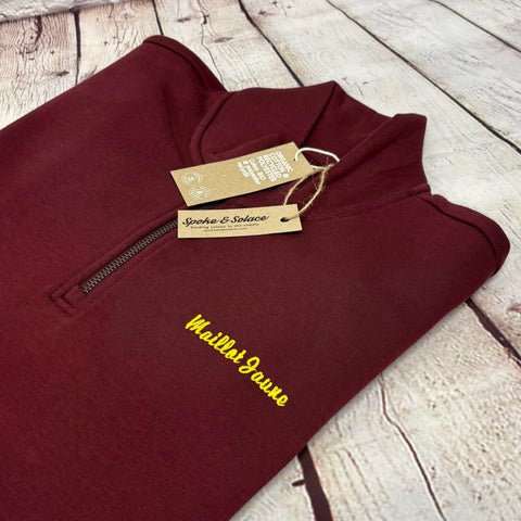 Maillot Jaune - 1/4 Zip Sweatshirt - (unisex)