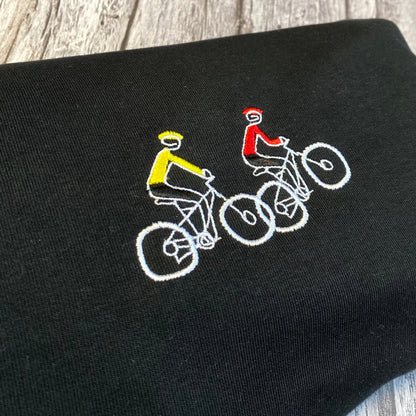 Mountain Bike Long sleeve Embroidered T-Shirt