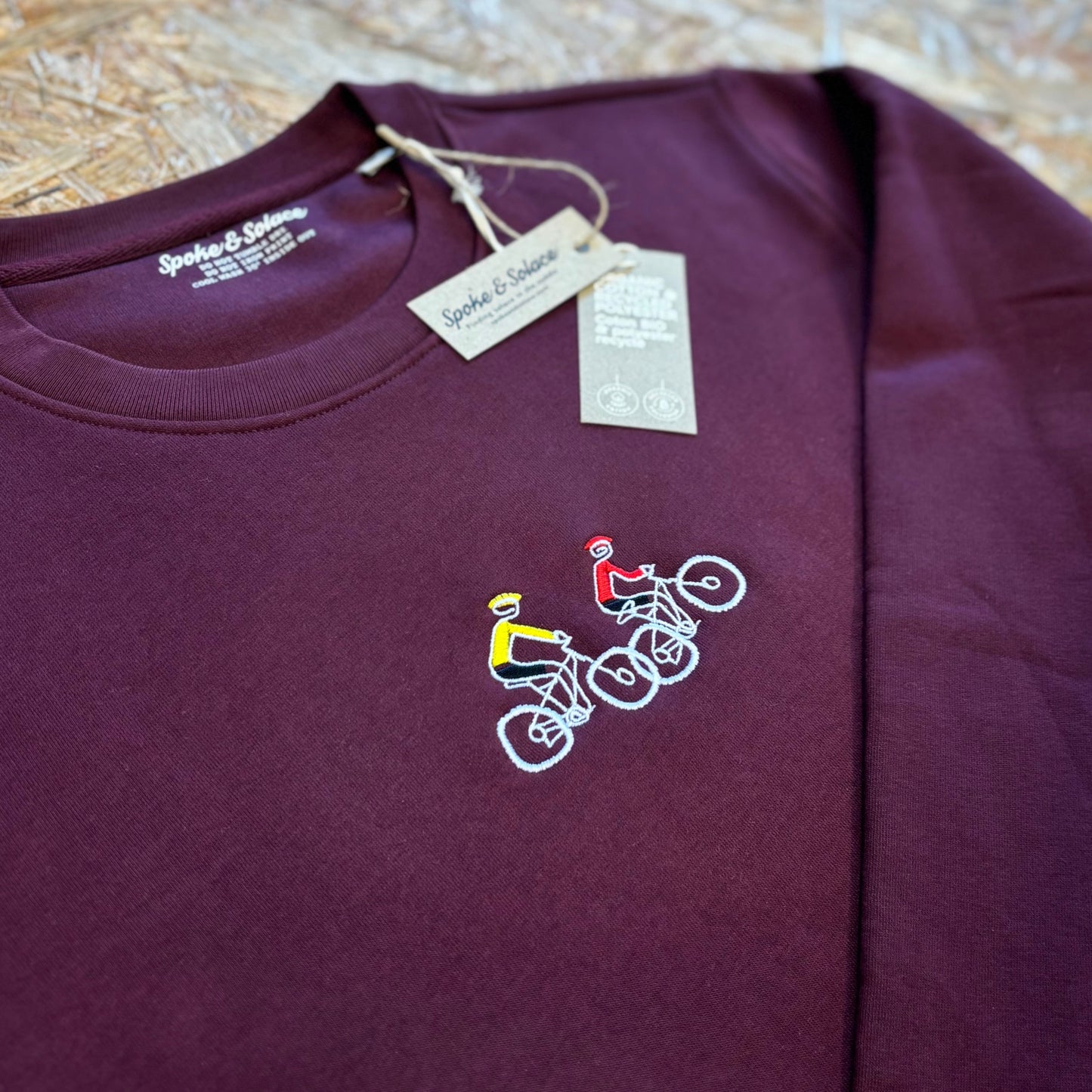 Mountain Bike Tour Embroidered Sweatshirt