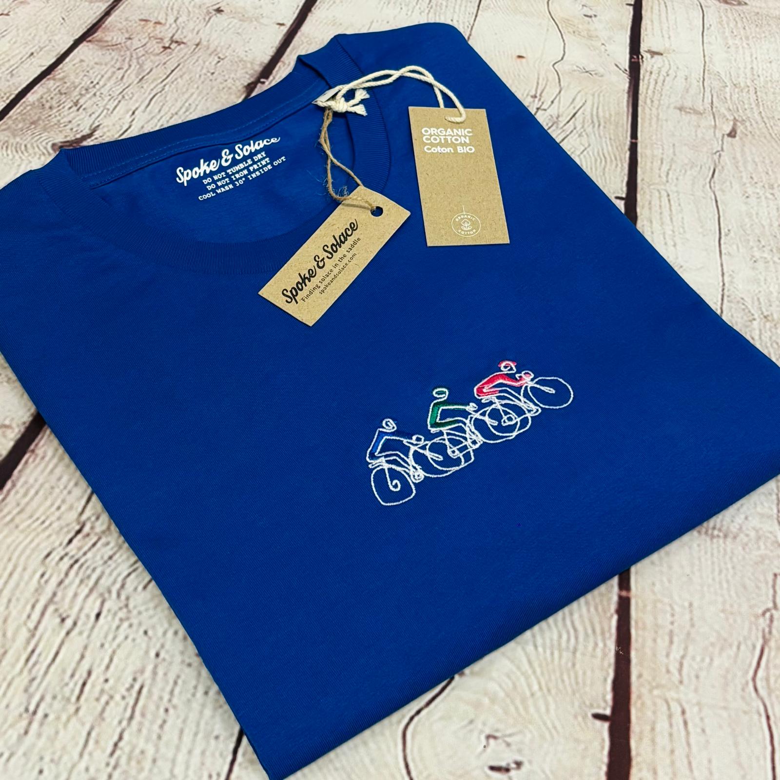 Bike Tour Embroidered T-Shirt (NEW)