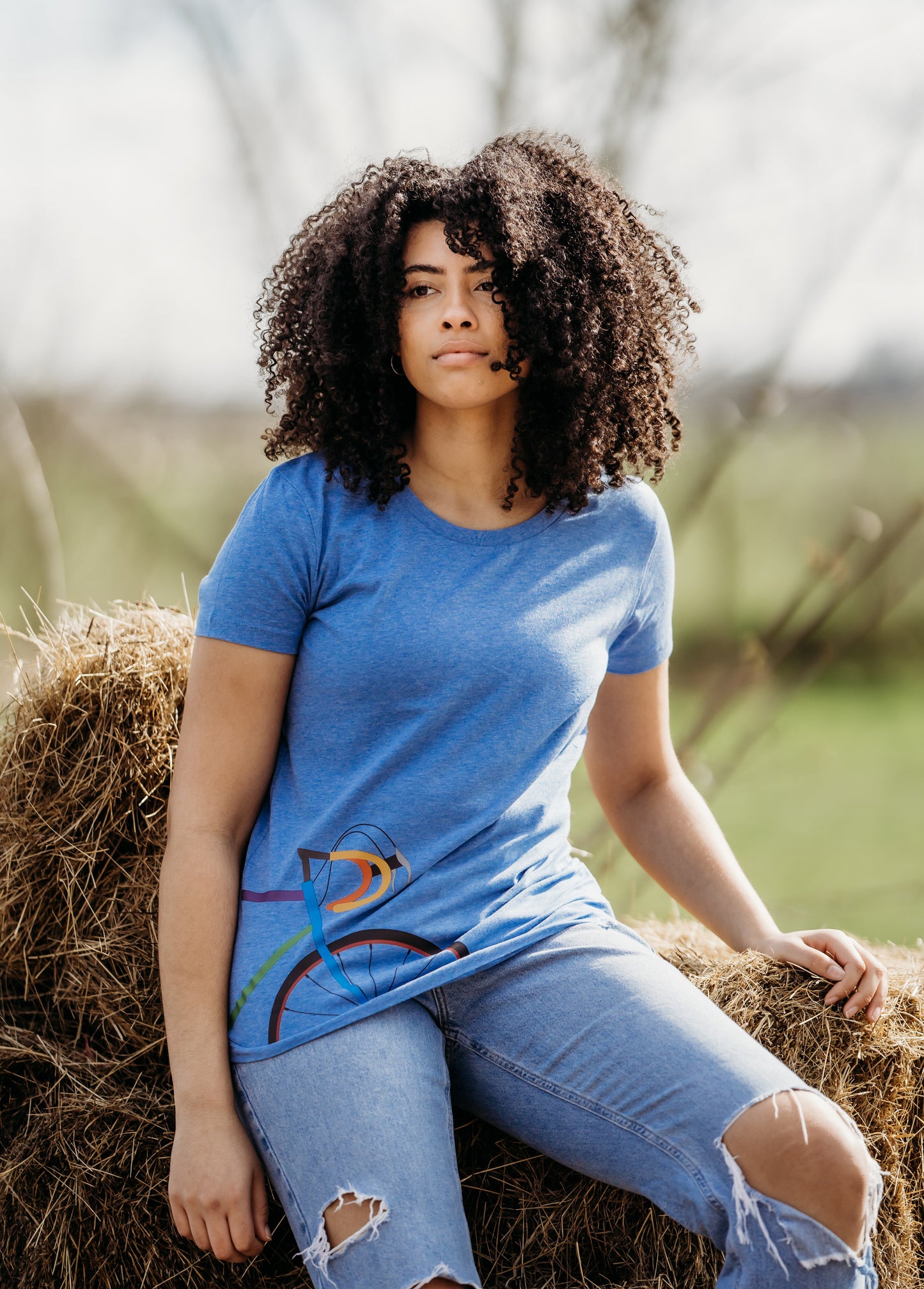 Women's PS Bike Tee - Spoke & Solace