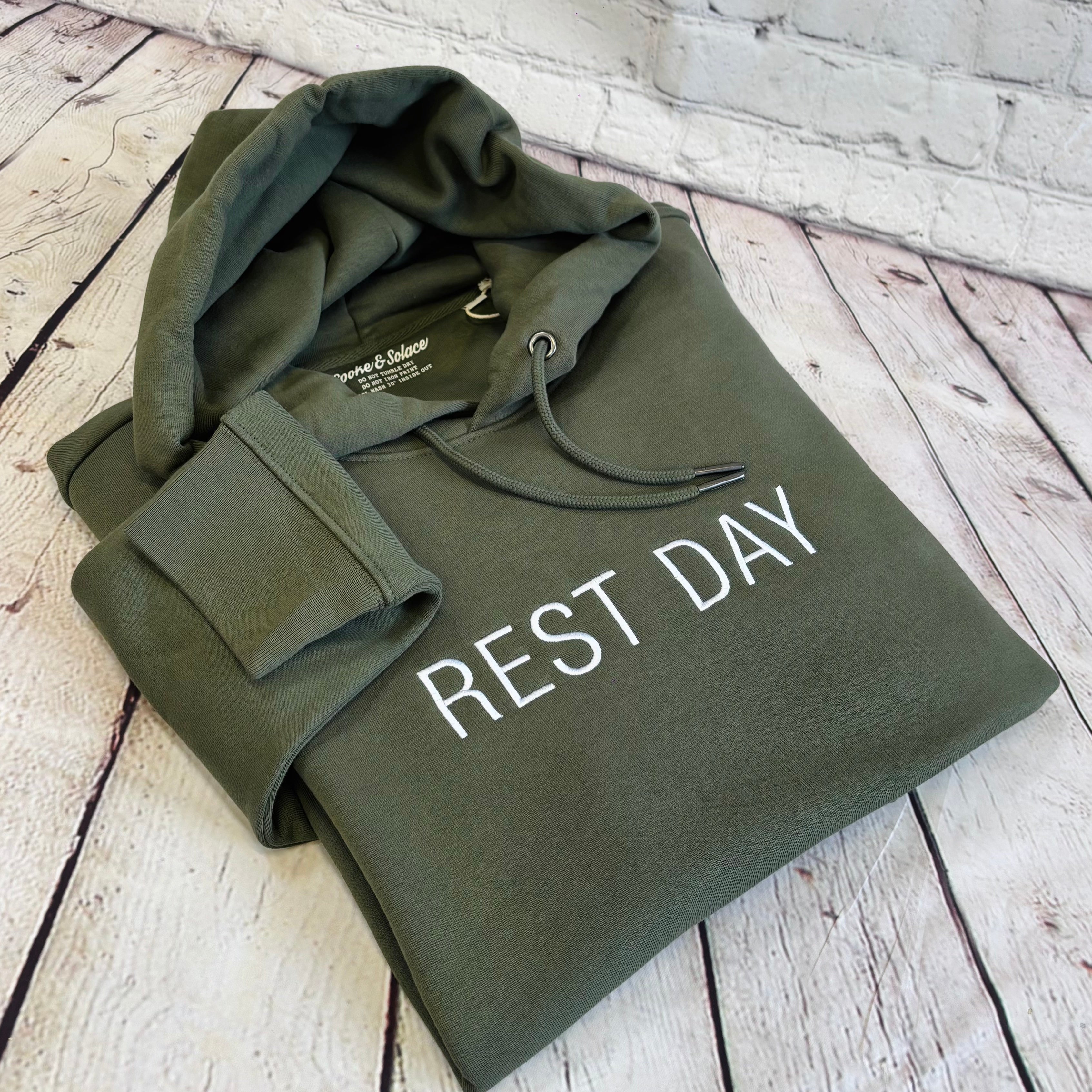 Rest Day Hoodie - Embroidered (w)