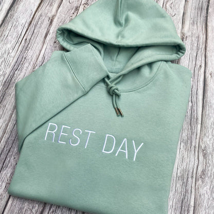 Rest Day Hoodie - Embroidered