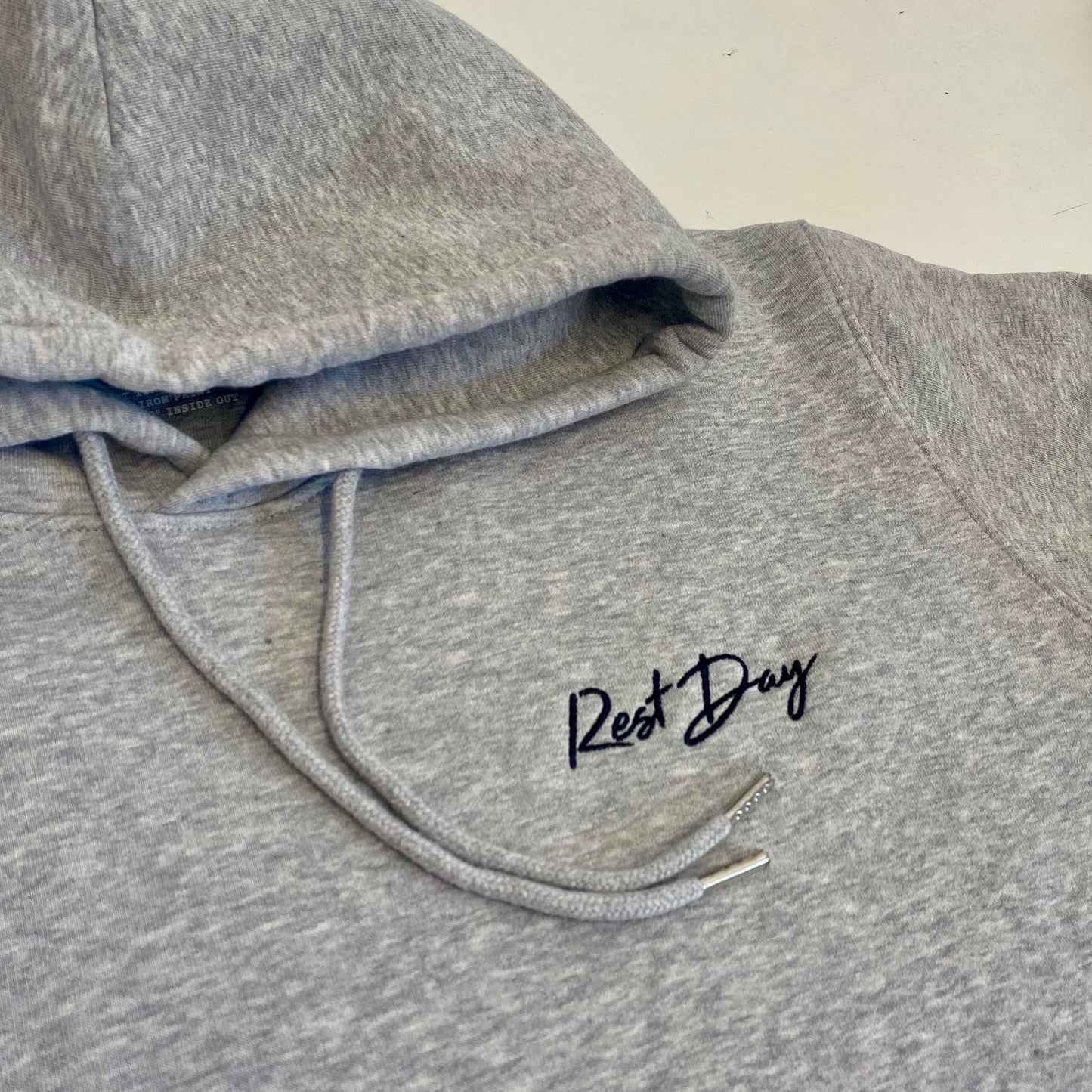 Rest Day Hoodie - Left chest embroidery