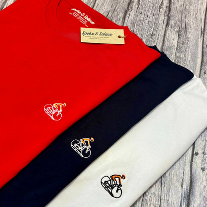 Road Rider T-Shirt Left Chest Embroidery (NEW)