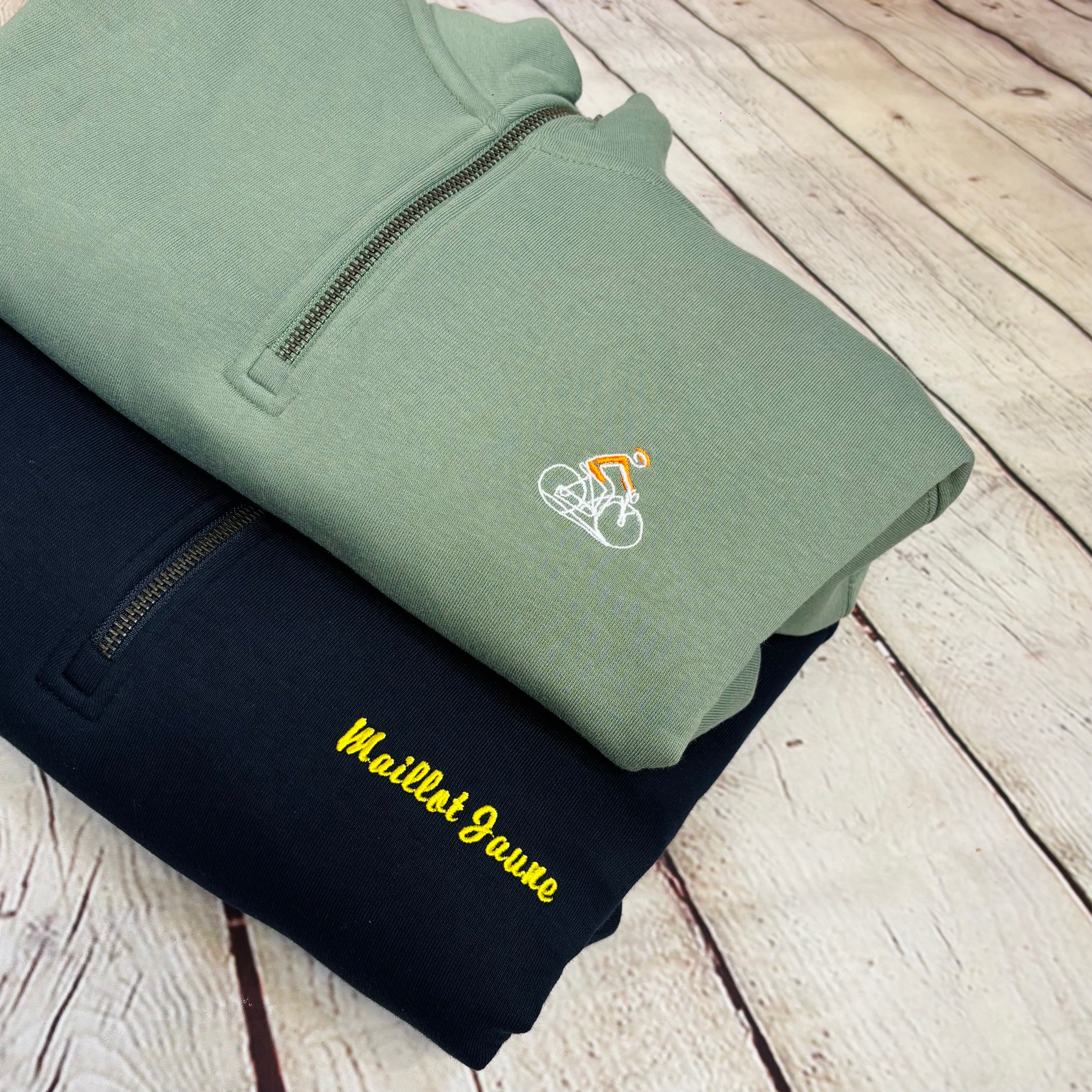 Maillot Jaune - 1/4 Zip Sweatshirt - (unisex)