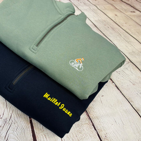 Road Rider - 1/4 Zip Sweatshirt - (unisex)