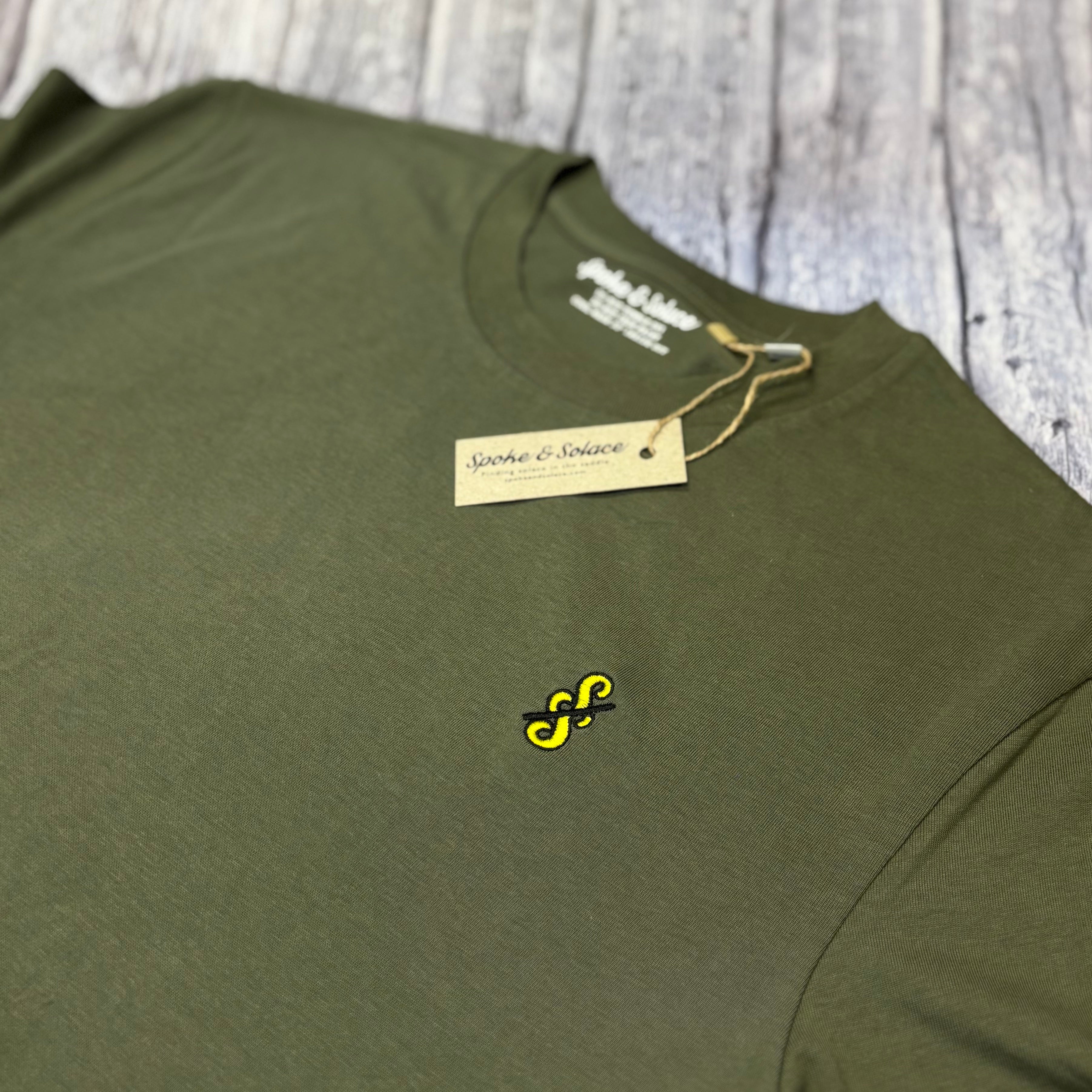 Spoke & Solace Embroidered Jaune T-Shirt (NEW)