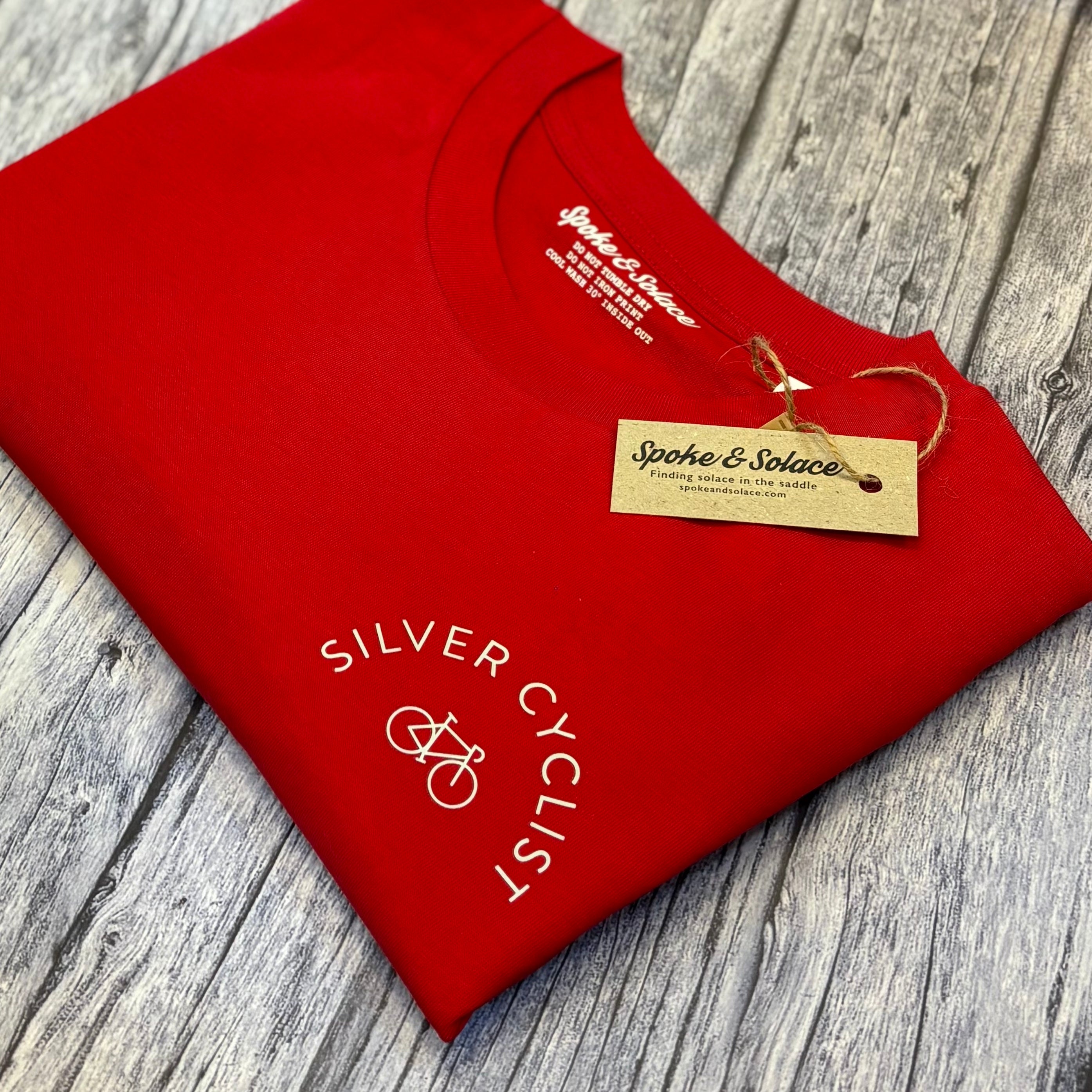 Silver Cyclist T-Shirt (NEW)