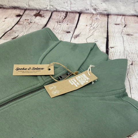 1/4 Zip Sweatshirt - Plain (unisex)