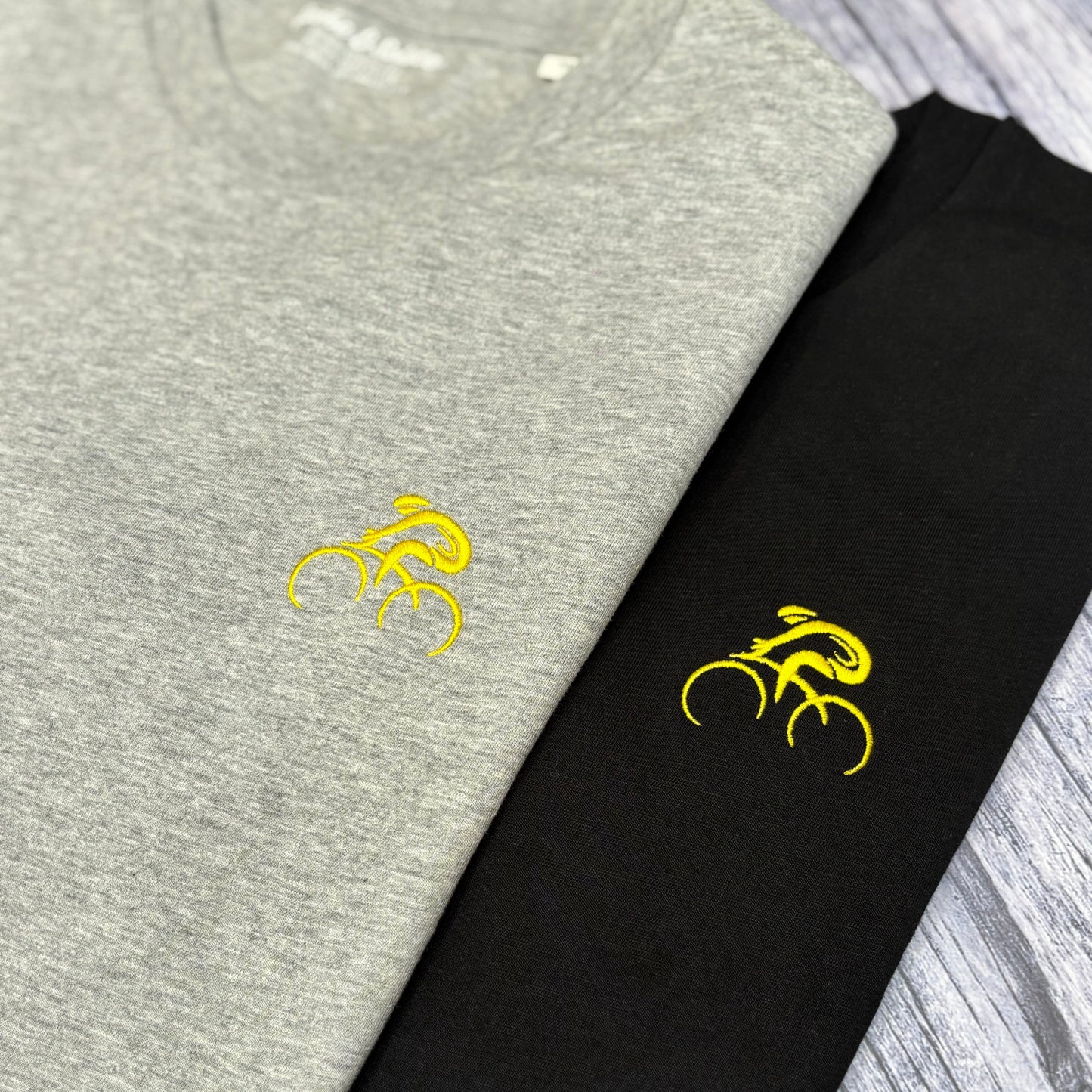 Tour de France Inspired Embroidered Cyclist T-shirt (NEW)