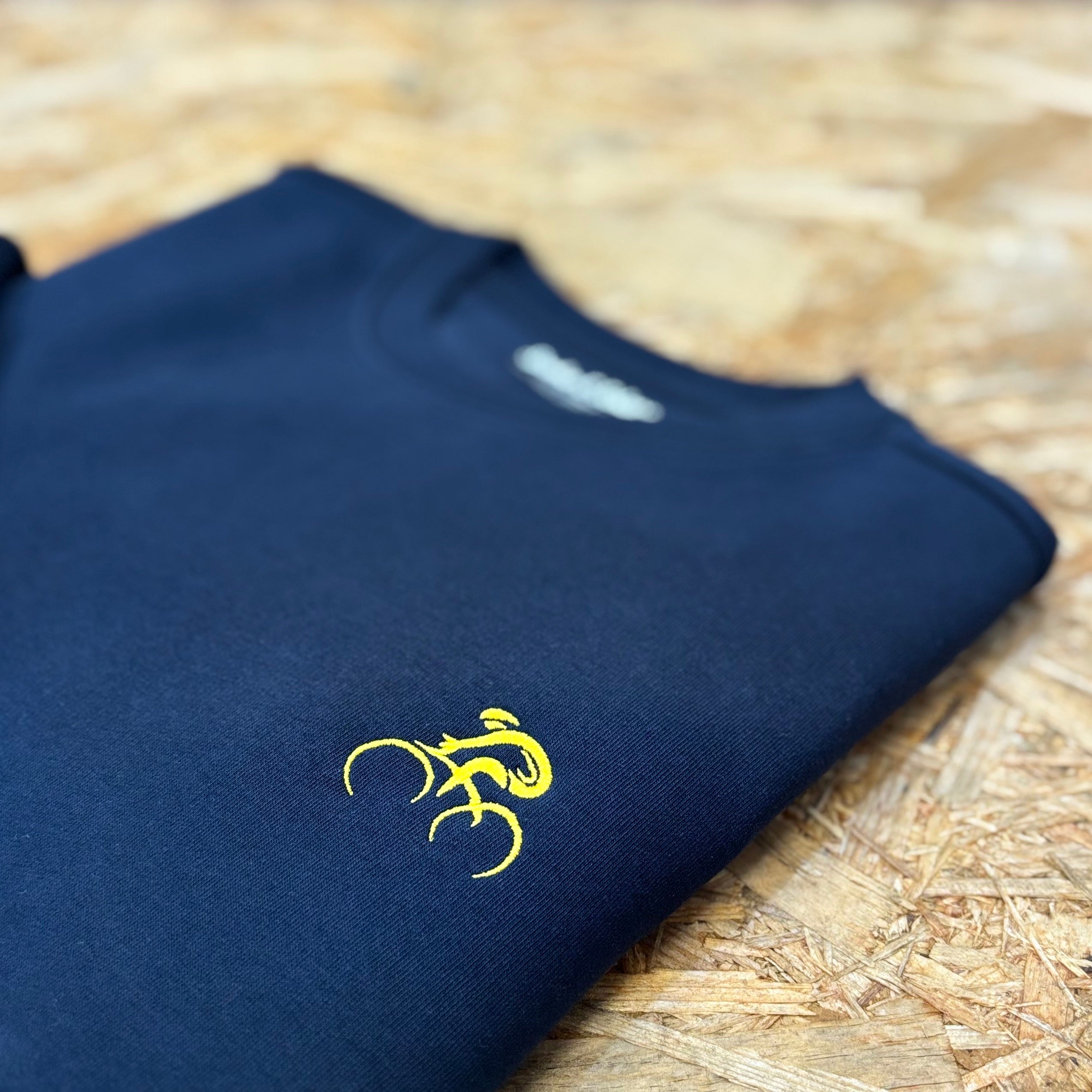 Tour de France Inspired Embroidered Cyclist Sweatshirt