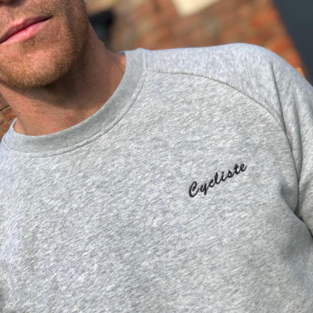 Cycliste Embroidered Sweatshirt - Spoke & Solace