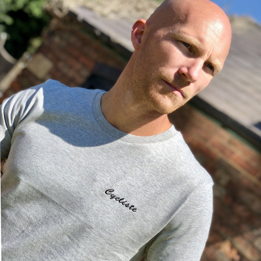 Cycliste Embroidered T-Shirt - Spoke & Solace