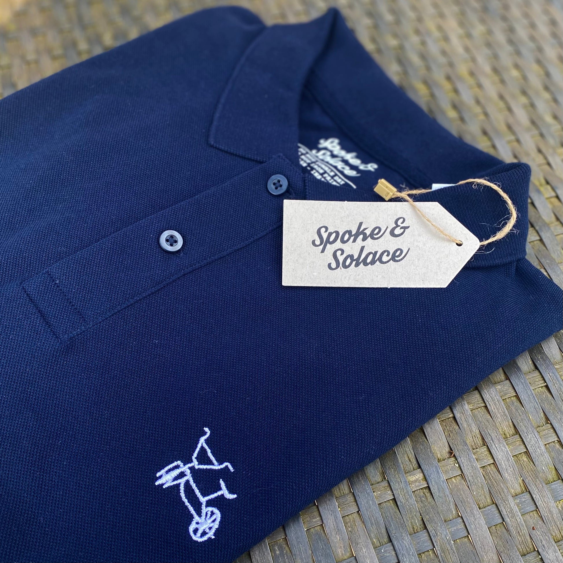 BMX, designed by Maxi (Age 7) Polo Shirt - Spoke & Solace