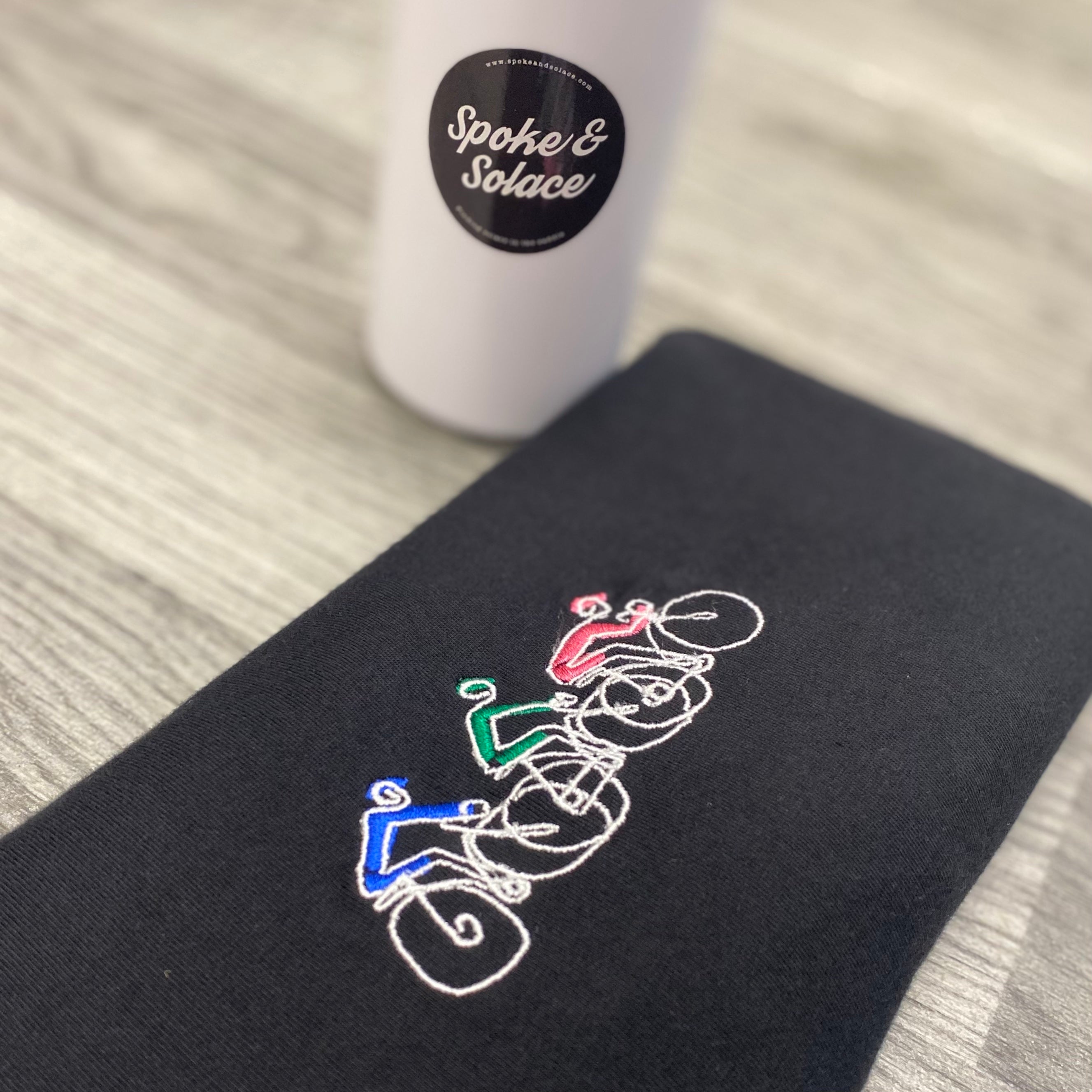 Women's Bike Tour Embroidered Tee - Spoke & Solace