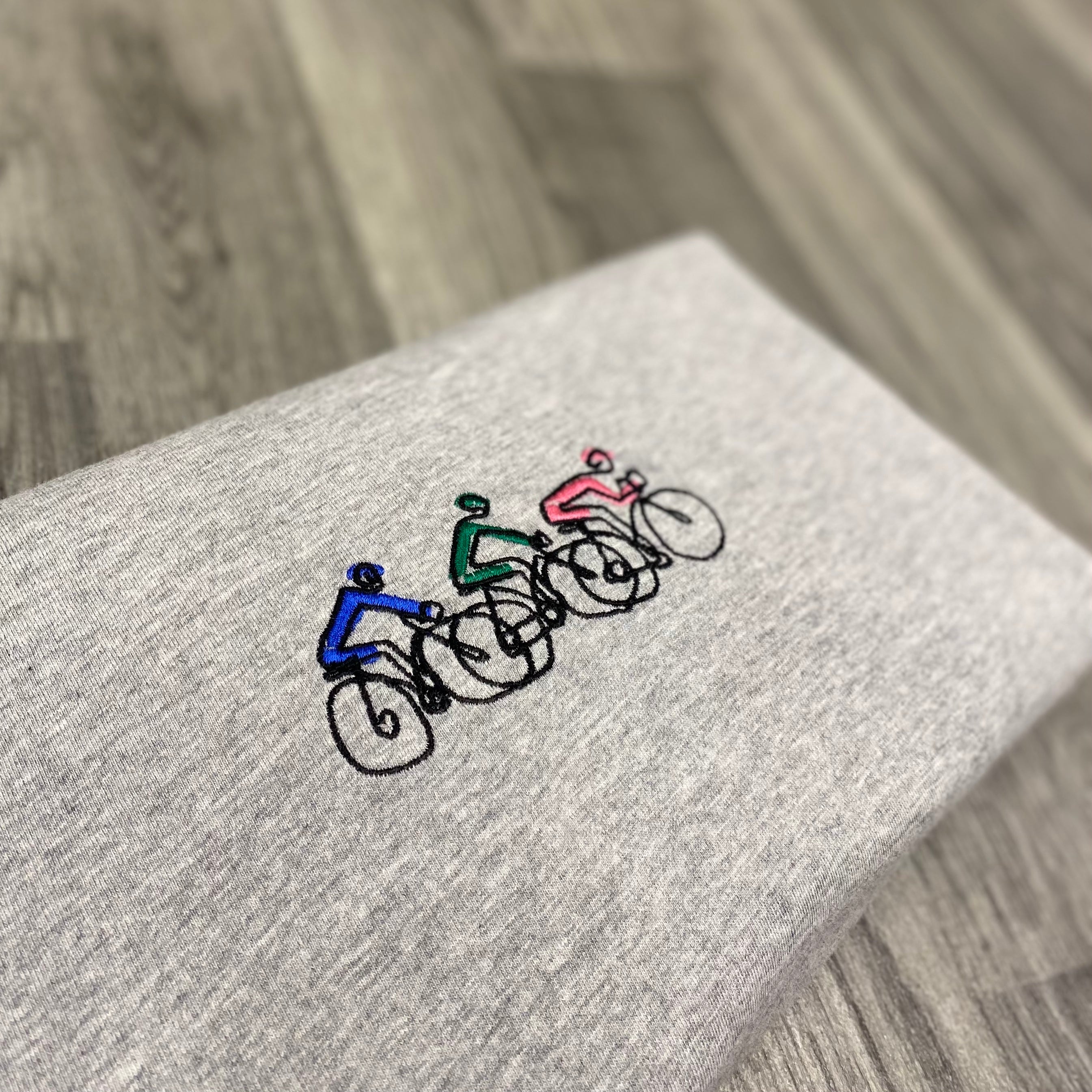 Bike Tour Embroidered Sweatshirt - Spoke & Solace