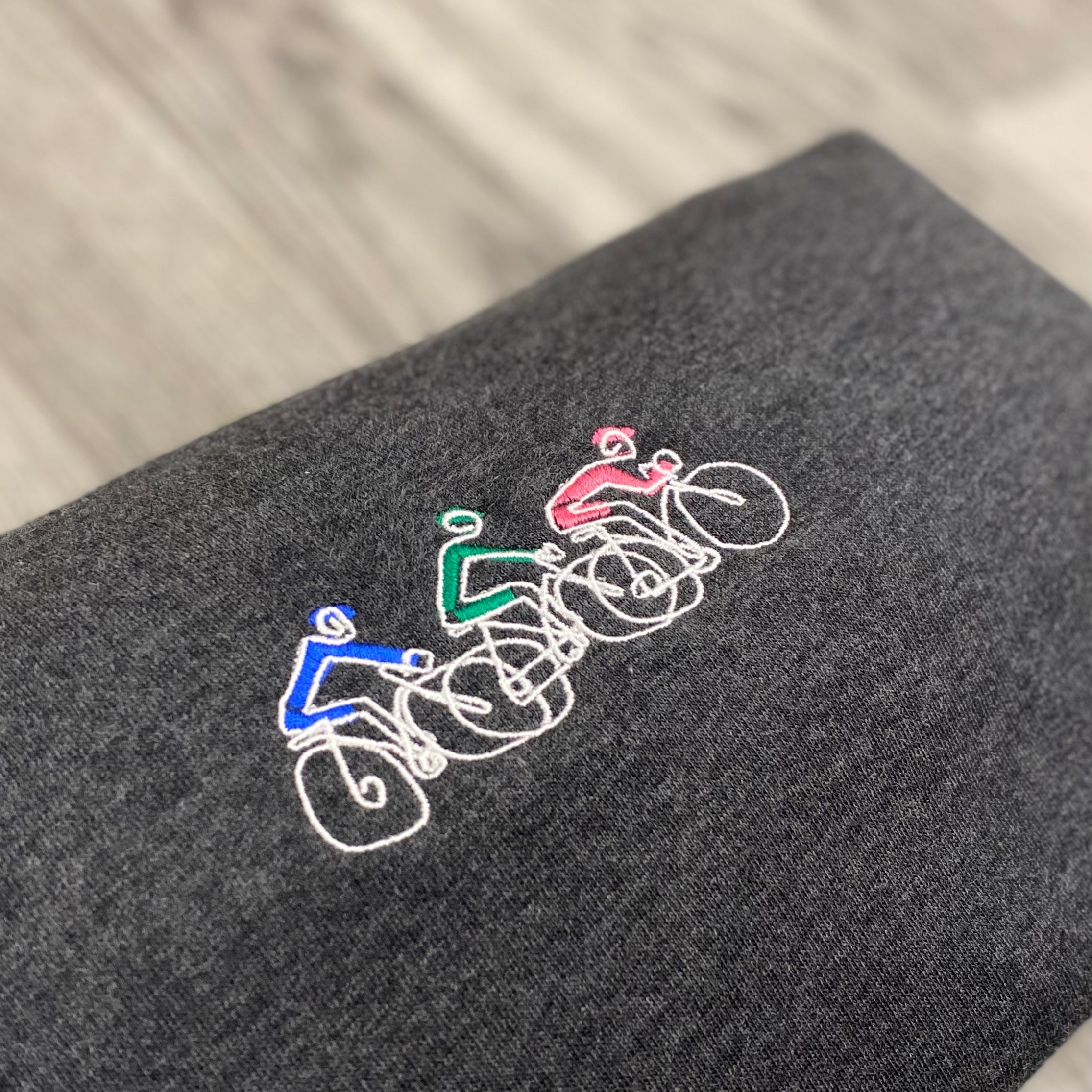 Bike Tour Embroidered Hoodie - Spoke & Solace