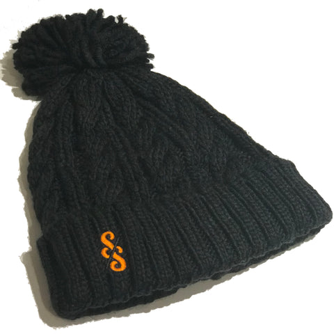 Cable Knit Melange Beanie - nod to the Molteni team - Spoke & Solace