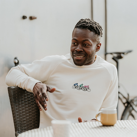 Bike Tour Embroidered Sweatshirt - Spoke & Solace