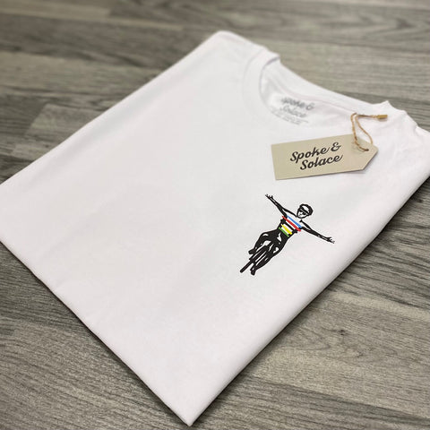 Finish Line - Left Chest Print - T-Shirt - Spoke & Solace