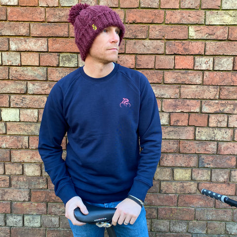 Giro Inspired Embroidered Cyclist Sweatshirt - Spoke & Solace