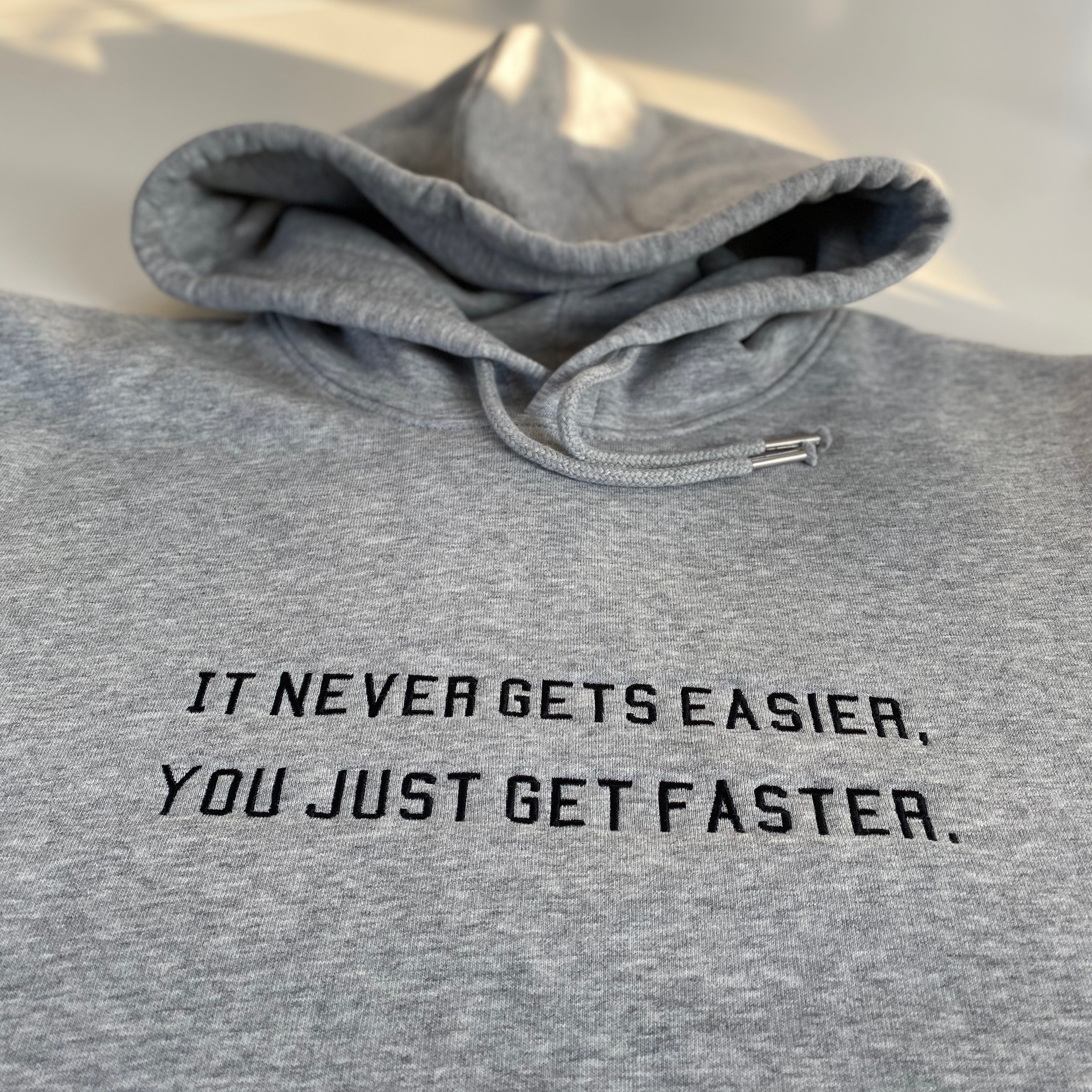 It never gets easier... Embroidered Hoodie - Spoke & Solace