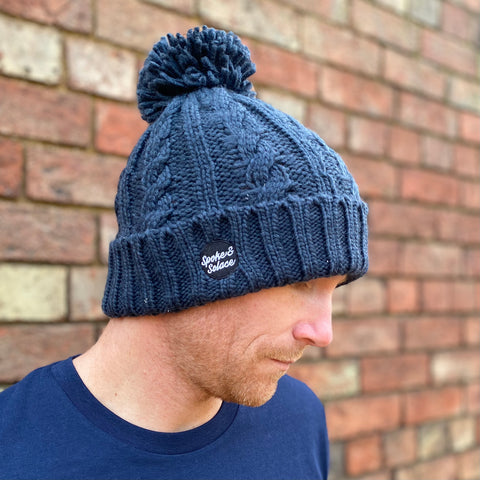 Cable Knit Melange Beanie - Spoke and Solace Circle - Spoke & Solace
