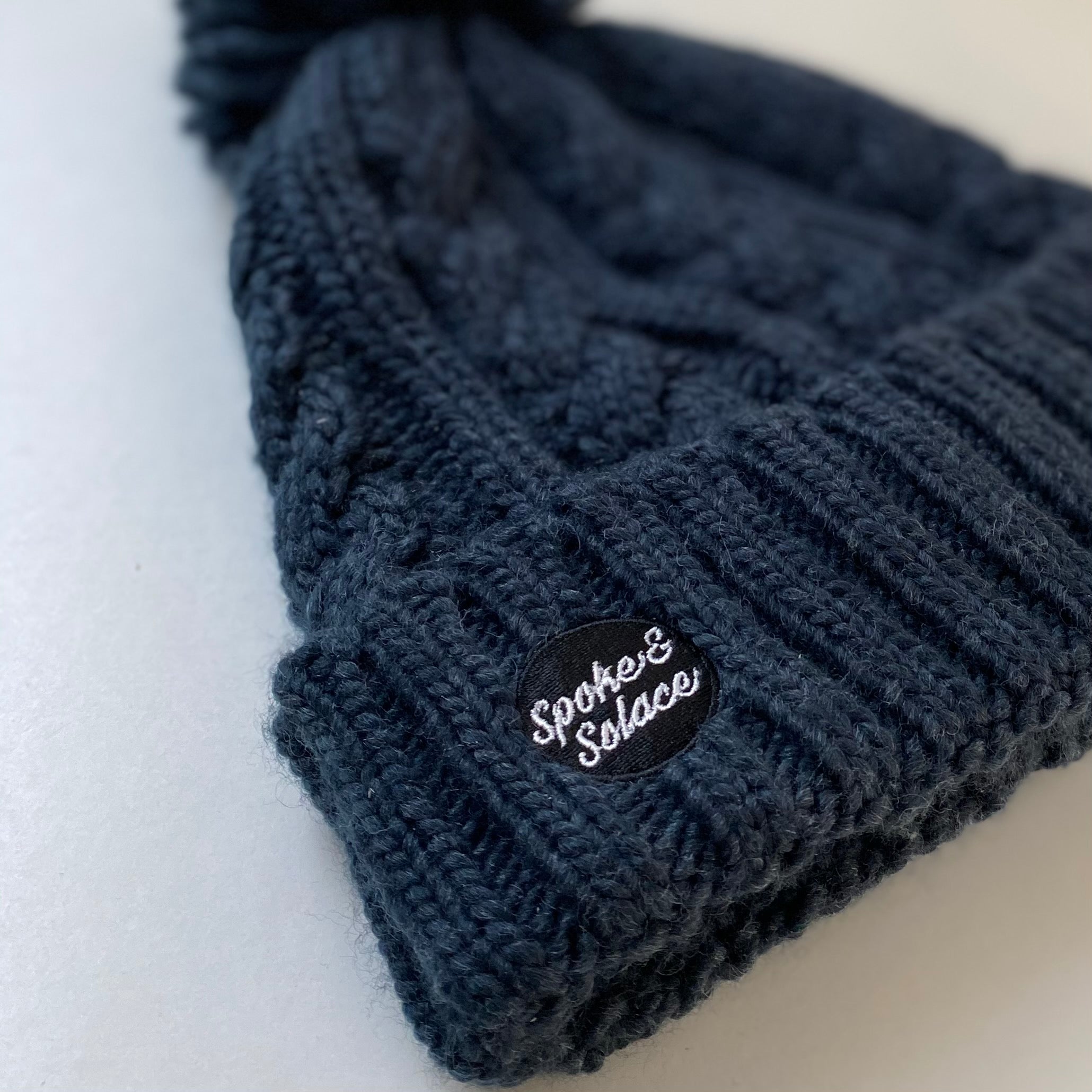 Cable Knit Melange Beanie - Spoke and Solace Circle - Spoke & Solace