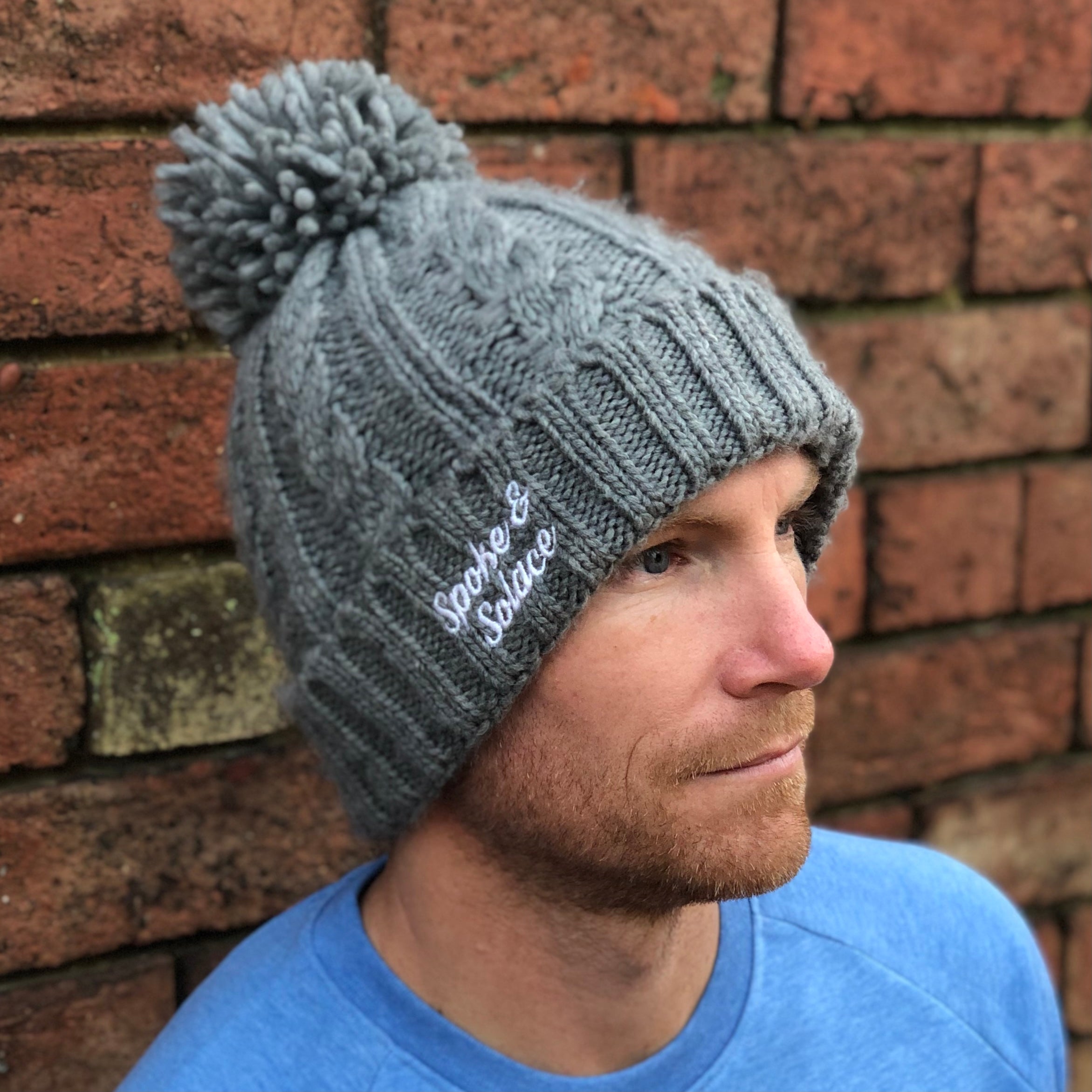 Cable Knit Melange Beanie - Spoke and Solace - Spoke & Solace
