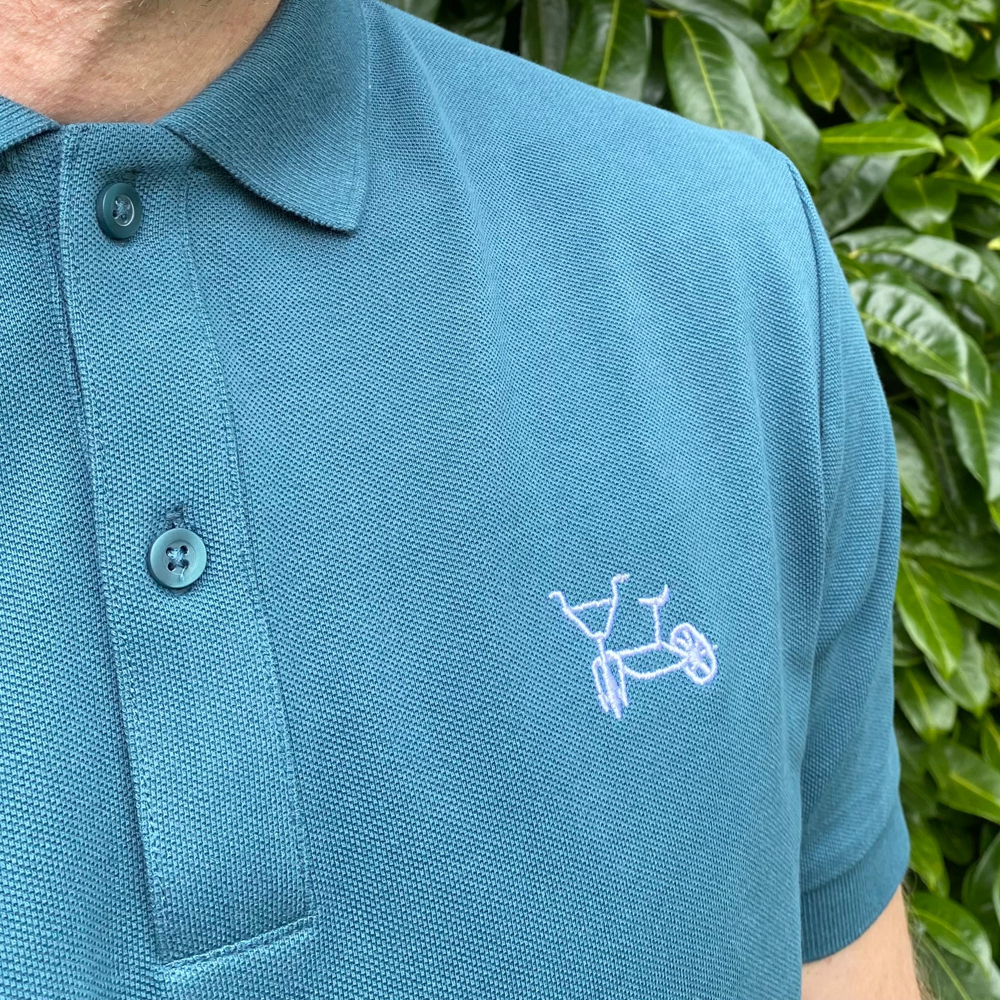 BMX, designed by Maxi (Age 7) Polo Shirt - Spoke & Solace