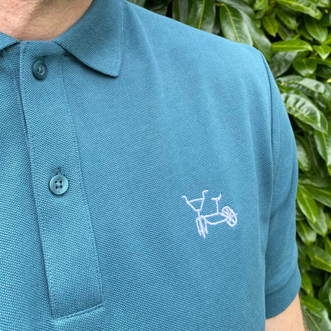BMX, designed by Maxi (Age 7) Polo Shirt - Spoke & Solace