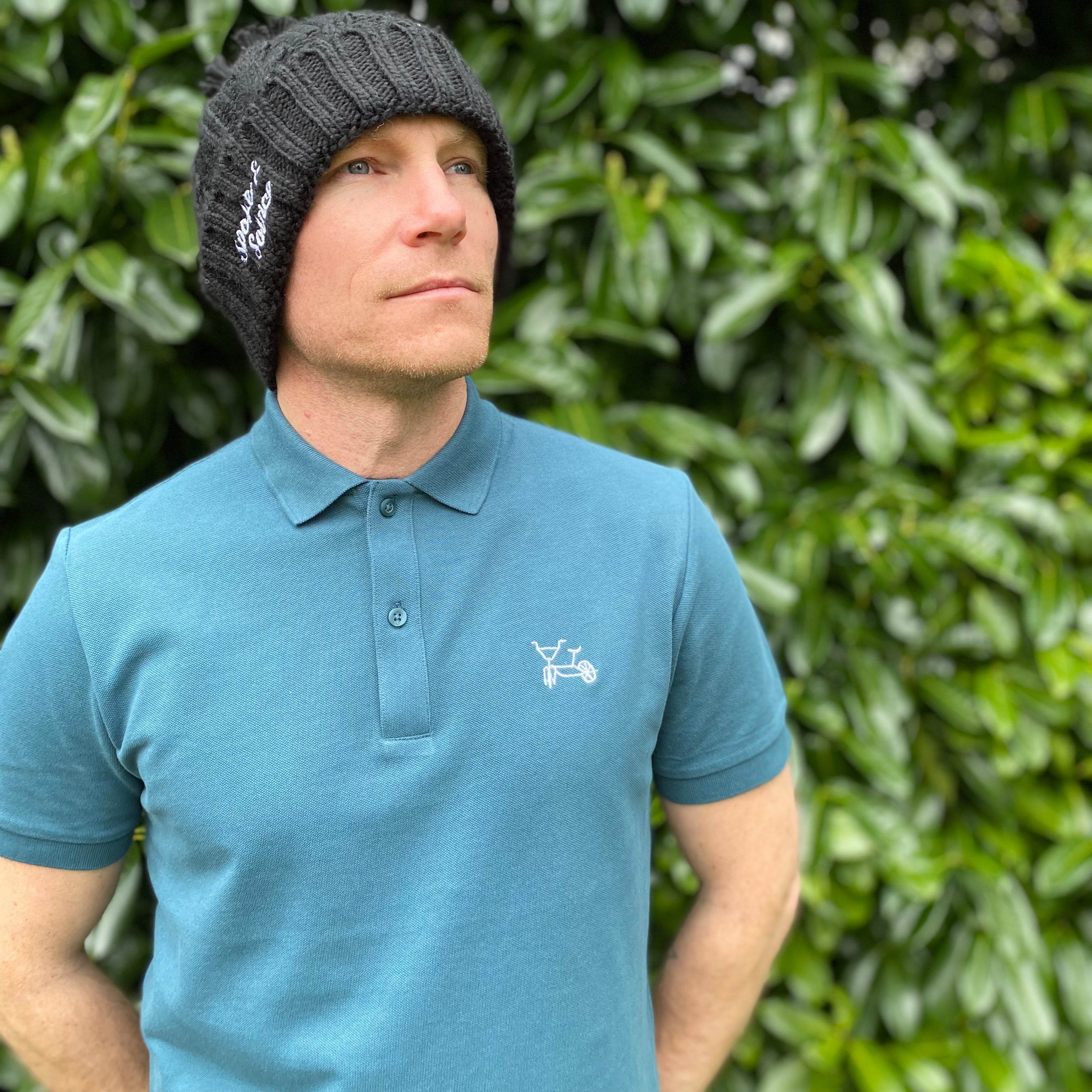 BMX, designed by Maxi (Age 7) Polo Shirt - Spoke & Solace