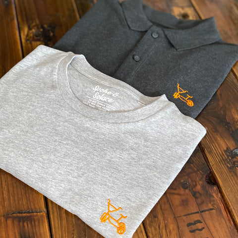 BMX, designed by Maxi (Age 7) Polo Shirt - Spoke & Solace