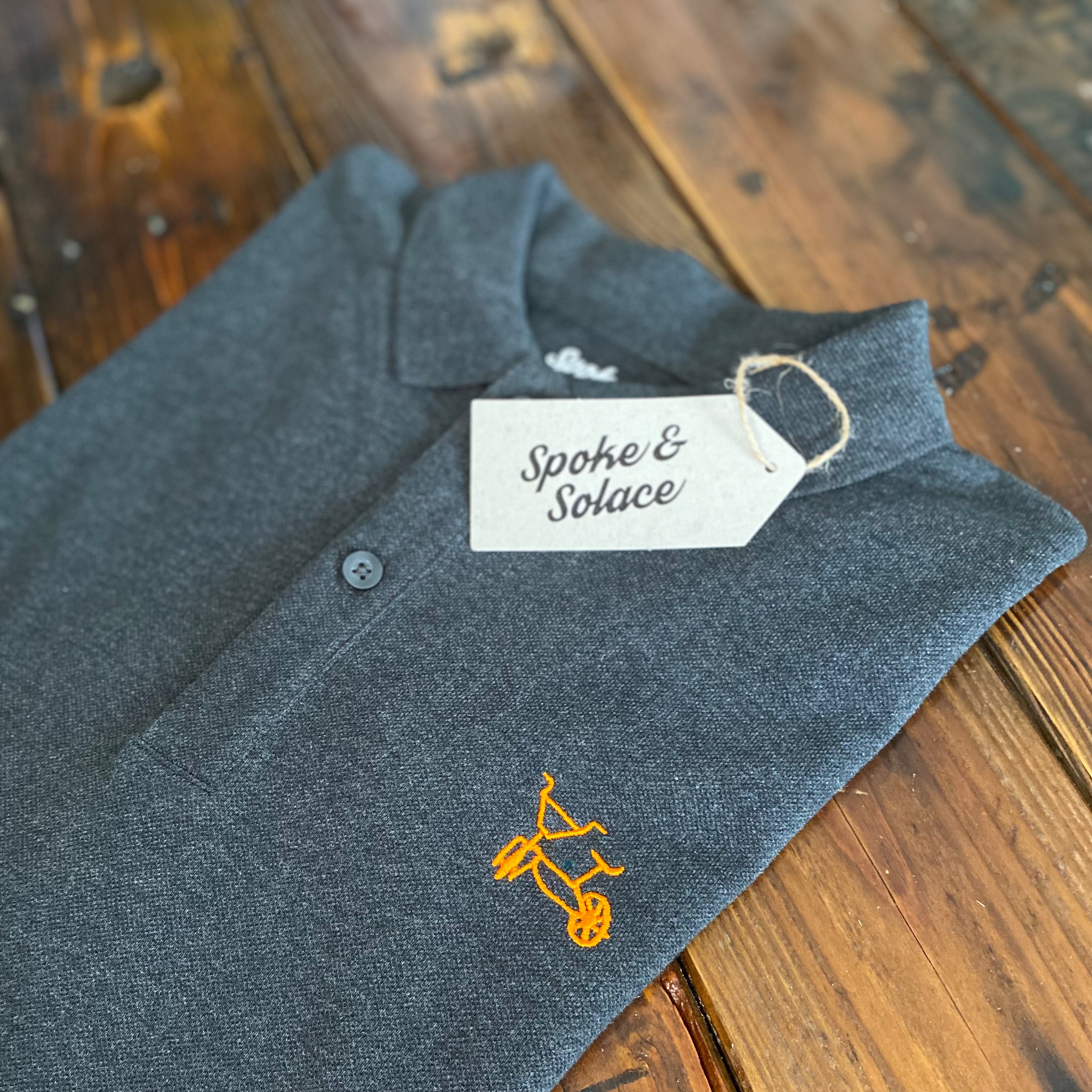 BMX, designed by Maxi (Age 7) Polo Shirt - Spoke & Solace