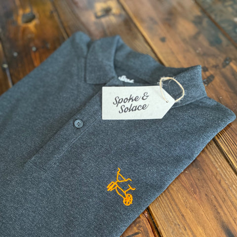 BMX, designed by Maxi (Age 7) Polo Shirt - Spoke & Solace