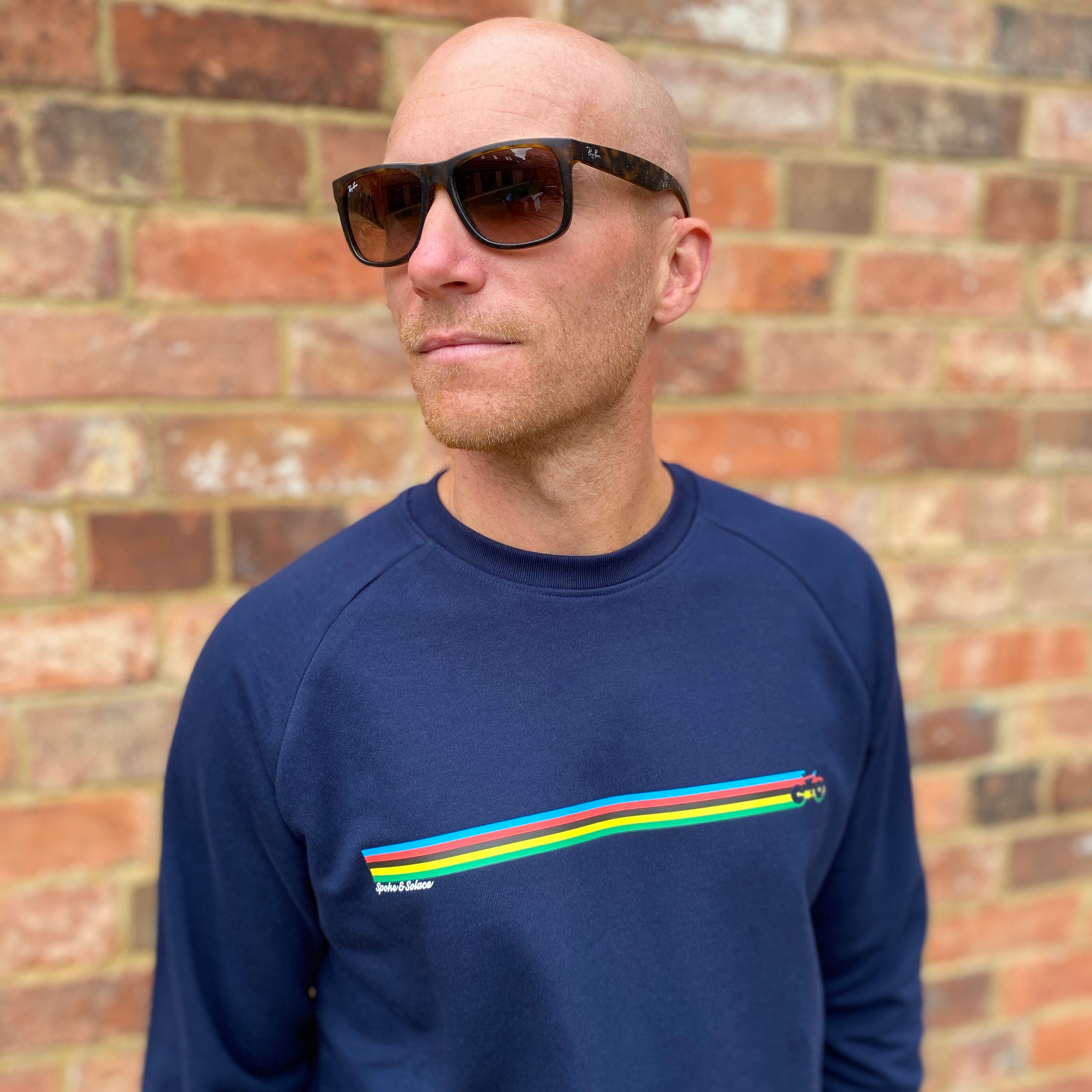 UCI Stripe Sweatshirt - Spoke & Solace
