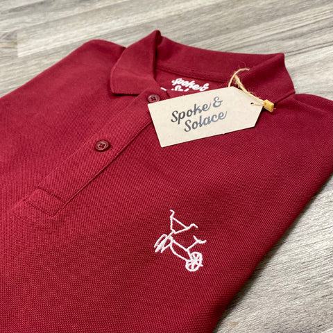 BMX, designed by Maxi (Age 7) Polo Shirt - Spoke & Solace
