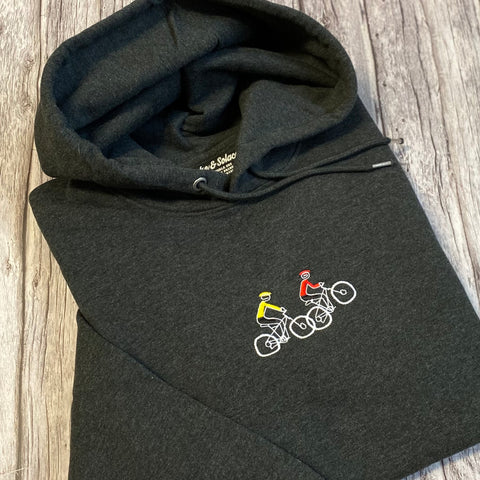 Mountain Bike Tour Embroidered Hoodie - Spoke & Solace